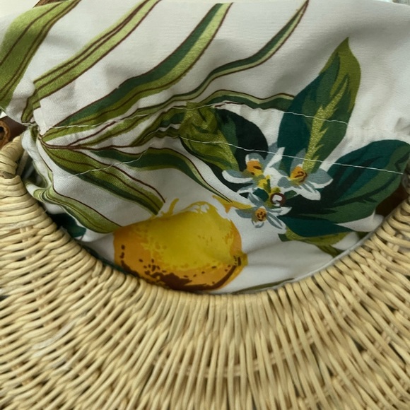 BASKET SATCHEL  Handle  Bag MADE IN VIETNAM Brand-New w/tags - Picture 3 of 8